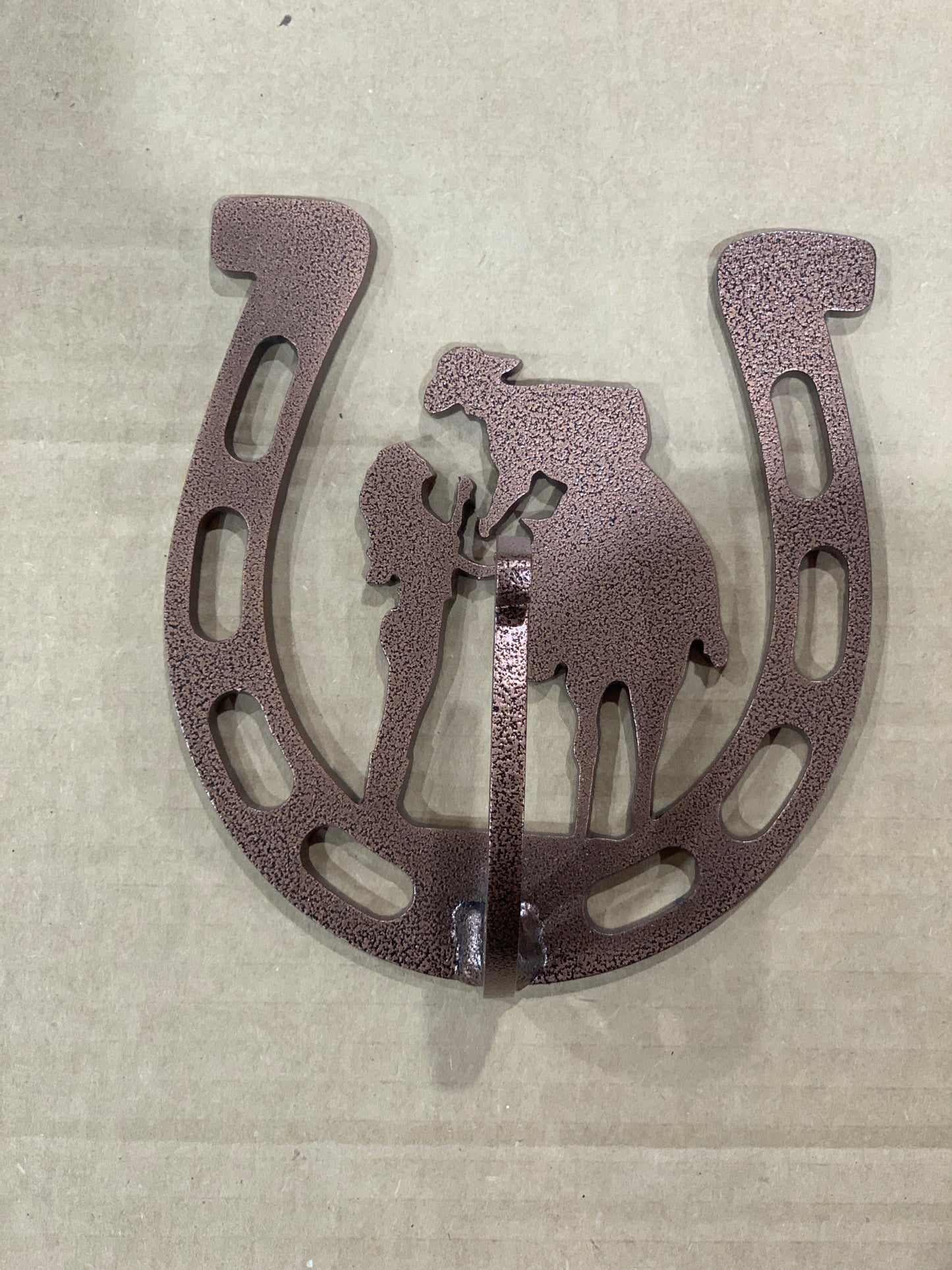 Horseshoe Hanger (cowboy cowgirl)